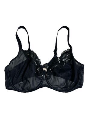 Understance Size 42I Penny Flexwire Unpadded Balconette Lift Bra Black U00840043